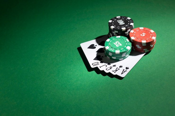 Antarmuka permainan Capsa Susun di oketoto dengan kartu digital